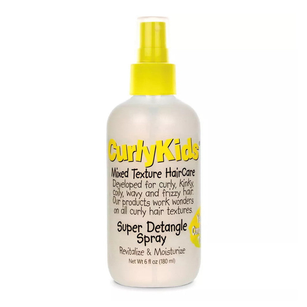 CurlyKids Mixed Hair Hair Care Super Detangling Spray, 6.0 Oz